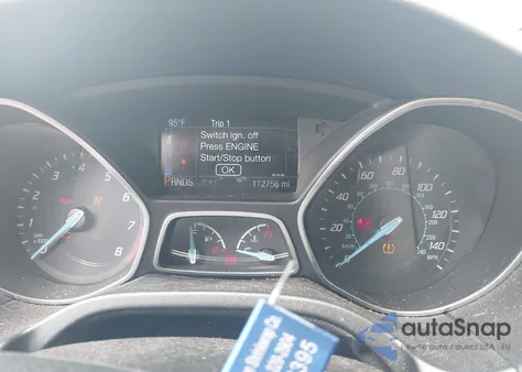 2014 Ford Focus Titanium from USA, damaged, VIN 1FADP3J22EL460562